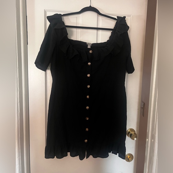 ASOS RUFFLE BUTTON DRESS - Picture 3 of 3